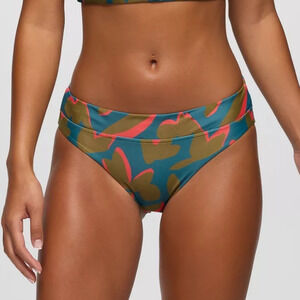 Prana Summer Wave Swim Bottom Women's Small Catalina Indo Disco Bikini Brief NWT